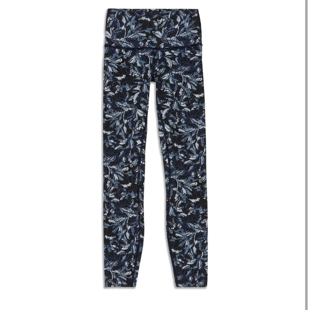 Lululemon Embellished Multi Wunder Under High Rise Cropped Legging, Women’s 4
